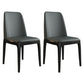 Scandinavian Style Wood Dining Side Chair Dining Room Armless Solid Back Chair Dark Gray 2 Piece Set Black Clearhalo ' kitchen&dining_furn' 'Dining Chairs' 'Dining Tables & Seating' 'dining_chair' 'furn' 'furn_dining_chair' 'Furniture' 'furniture_dining_chair' 'Kitchen & Dining Furniture' 'kitchen' 3598665