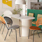 Double Pedestal Oval Dining Table Simple Style Solid Wood Dinette Table Clearhalo ' dining_table' 'Dining Tables & Seating' 'Dining Tables' 'furn' 'furn_dining_table' 'Furniture' 'furniture_dining_table' 'Kitchen & Dining Furniture' 'kitchen&dining_furn' 'kitchen' 'kitchen_dining_table' 3600051