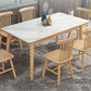 Simplicity Home Sintered Stone Dining Table Rectangle Shape Dining Table with 4 Legs Base Clearhalo ' dining_table' 'Dining Tables & Seating' 'Dining Tables' 'furn' 'furn_dining_table' 'Furniture' 'furniture_dining_table' 'Kitchen & Dining Furniture' 'kitchen&dining_furn' 'kitchen' 'kitchen_dining_table' 3600071