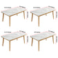 Simplicity Home Sintered Stone Dining Table Rectangle Shape Dining Table with 4 Legs Base Clearhalo ' dining_table' 'Dining Tables & Seating' 'Dining Tables' 'furn' 'furn_dining_table' 'Furniture' 'furniture_dining_table' 'Kitchen & Dining Furniture' 'kitchen&dining_furn' 'kitchen' 'kitchen_dining_table' 3600080