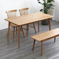 Rectangle Casual Dining Table Brown Tone Fixed Table with Oakwood Solid Wood Clearhalo ' dining_table' 'Dining Tables & Seating' 'Dining Tables' 'furn' 'furn_dining_table' 'Furniture' 'furniture_dining_table' 'Kitchen & Dining Furniture' 'kitchen&dining_furn' 'kitchen' 'kitchen_dining_table' 3600087