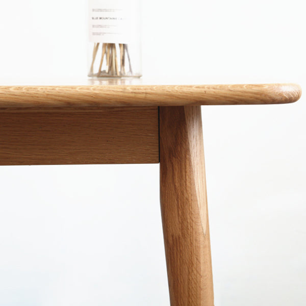 Rectangle Casual Dining Table Brown Tone Fixed Table with Oakwood Solid Wood Clearhalo ' dining_table' 'Dining Tables & Seating' 'Dining Tables' 'furn' 'furn_dining_table' 'Furniture' 'furniture_dining_table' 'Kitchen & Dining Furniture' 'kitchen&dining_furn' 'kitchen' 'kitchen_dining_table' 3600089