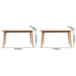 Rectangle Casual Dining Table Brown Tone Fixed Table with Oakwood Solid Wood Clearhalo ' dining_table' 'Dining Tables & Seating' 'Dining Tables' 'furn' 'furn_dining_table' 'Furniture' 'furniture_dining_table' 'Kitchen & Dining Furniture' 'kitchen&dining_furn' 'kitchen' 'kitchen_dining_table' 3600092