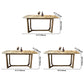 Solid Wood Contemporary Rectangular Dining Table Sintered Stone Top Table for Dining Room Clearhalo ' dining_table' 'Dining Tables & Seating' 'Dining Tables' 'furn' 'furn_dining_table' 'Furniture' 'furniture_dining_table' 'Kitchen & Dining Furniture' 'kitchen&dining_furn' 'kitchen' 'kitchen_dining_table' 3600102