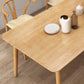 Simplicity Home Solid Wood Dining Table Rectangle Shape Dining Table with 4 Legs Base Clearhalo ' dining_table' 'Dining Tables & Seating' 'Dining Tables' 'furn' 'furn_dining_table' 'Furniture' 'furniture_dining_table' 'Kitchen & Dining Furniture' 'kitchen&dining_furn' 'kitchen' 'kitchen_dining_table' 3600124