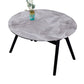 Modern Style Sintered Stone Dining Table Round Table with 4 Legs for Home Gray Without Chairs Clearhalo ' dining_table' 'Dining Tables & Seating' 'Dining Tables' 'furn' 'furn_dining_table' 'Furniture' 'furniture_dining_table' 'Kitchen & Dining Furniture' 'kitchen&dining_furn' 'kitchen' 'kitchen_dining_table' 3600129