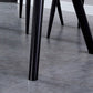 Modern Style Sintered Stone Dining Table Round Table with 4 Legs for Home Clearhalo ' dining_table' 'Dining Tables & Seating' 'Dining Tables' 'furn' 'furn_dining_table' 'Furniture' 'furniture_dining_table' 'Kitchen & Dining Furniture' 'kitchen&dining_furn' 'kitchen' 'kitchen_dining_table' 3600136