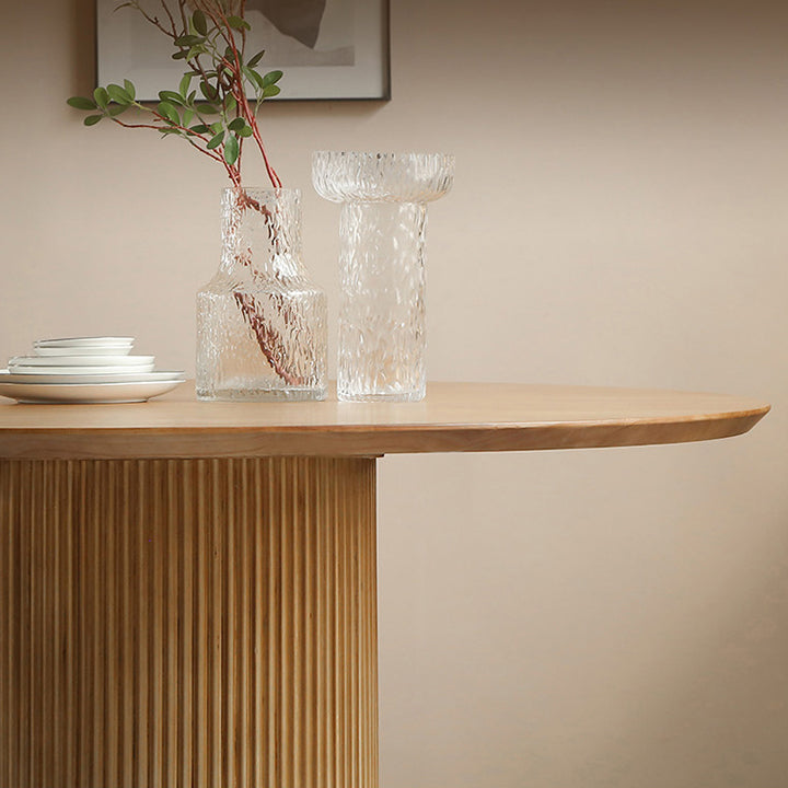 Pine Solid Wood Pedestal Dinette Table Simplicity Dining Table Round for Home Clearhalo ' dining_table' 'Dining Tables & Seating' 'Dining Tables' 'furn' 'furn_dining_table' 'Furniture' 'furniture_dining_table' 'Kitchen & Dining Furniture' 'kitchen&dining_furn' 'kitchen' 'kitchen_dining_table' 3600175