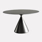Sintered Stone Modern Round Dining Table Black Stone Top Table with Pedestal Clearhalo ' dining_table' 'Dining Tables & Seating' 'Dining Tables' 'furn' 'furn_dining_table' 'Furniture' 'furniture_dining_table' 'Kitchen & Dining Furniture' 'kitchen&dining_furn' 'kitchen' 'kitchen_dining_table' 3600186