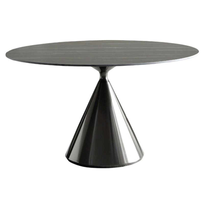 Sintered Stone Modern Round Dining Table Black Stone Top Table with Pedestal Clearhalo ' dining_table' 'Dining Tables & Seating' 'Dining Tables' 'furn' 'furn_dining_table' 'Furniture' 'furniture_dining_table' 'Kitchen & Dining Furniture' 'kitchen&dining_furn' 'kitchen' 'kitchen_dining_table' 3600188