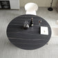 Sintered Stone Modern Round Dining Table Black Stone Top Table with Pedestal Clearhalo ' dining_table' 'Dining Tables & Seating' 'Dining Tables' 'furn' 'furn_dining_table' 'Furniture' 'furniture_dining_table' 'Kitchen & Dining Furniture' 'kitchen&dining_furn' 'kitchen' 'kitchen_dining_table' 3600192