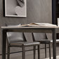 Contemporary Sintered Stone Dining Table 4 Legs Rectangular Table in White Clearhalo ' dining_table' 'Dining Tables & Seating' 'Dining Tables' 'furn' 'furn_dining_table' 'Furniture' 'furniture_dining_table' 'Kitchen & Dining Furniture' 'kitchen&dining_furn' 'kitchen' 'kitchen_dining_table' 3600201