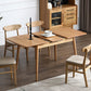 Contemporary Rectangle Dining Table Oak Solid Wood Table with 4 Legs for Dining Room Clearhalo ' dining_table' 'Dining Tables & Seating' 'Dining Tables' 'furn' 'furn_dining_table' 'Furniture' 'furniture_dining_table' 'Kitchen & Dining Furniture' 'kitchen&dining_furn' 'kitchen' 'kitchen_dining_table' 3600222
