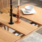 Contemporary Rectangle Dining Table Oak Solid Wood Table with 4 Legs for Dining Room Clearhalo ' dining_table' 'Dining Tables & Seating' 'Dining Tables' 'furn' 'furn_dining_table' 'Furniture' 'furniture_dining_table' 'Kitchen & Dining Furniture' 'kitchen&dining_furn' 'kitchen' 'kitchen_dining_table' 3600225