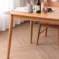 Contemporary Dining Table Cherry Solid Wood Table with 4 Legs for Kitchen Dinner Dining Room Clearhalo ' dining_table' 'Dining Tables & Seating' 'Dining Tables' 'furn' 'furn_dining_table' 'Furniture' 'furniture_dining_table' 'Kitchen & Dining Furniture' 'kitchen&dining_furn' 'kitchen' 'kitchen_dining_table' 3600238