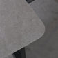 Contemporary Rectangle Dining Table Sintered Stone Dining Table with 4 Black Legs Clearhalo ' dining_table' 'Dining Tables & Seating' 'Dining Tables' 'furn' 'furn_dining_table' 'Furniture' 'furniture_dining_table' 'Kitchen & Dining Furniture' 'kitchen&dining_furn' 'kitchen' 'kitchen_dining_table' 3600250