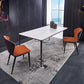 Contemporary Rectangle Dining Table Sintered Stone Dining Table with 4 Grey Legs Clearhalo ' dining_table' 'Dining Tables & Seating' 'Dining Tables' 'furn' 'furn_dining_table' 'Furniture' 'furniture_dining_table' 'Kitchen & Dining Furniture' 'kitchen&dining_furn' 'kitchen' 'kitchen_dining_table' 3600263