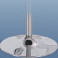 Contemporary Round Dining Table Tempered Glass Table with Stainless Steel Tulip Base Clearhalo ' dining_table' 'Dining Tables & Seating' 'Dining Tables' 'furn' 'furn_dining_table' 'Furniture' 'furniture_dining_table' 'Kitchen & Dining Furniture' 'kitchen&dining_furn' 'kitchen' 'kitchen_dining_table' 3600293