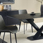 Metal Contemporary Rectangular Dining Table Sintered Stone Dining Table with Pedestal Base Clearhalo ' dining_table' 'Dining Tables & Seating' 'Dining Tables' 'furn' 'furn_dining_table' 'Furniture' 'furniture_dining_table' 'Kitchen & Dining Furniture' 'kitchen&dining_furn' 'kitchen' 'kitchen_dining_table' 3600311