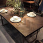 Contemporary Solid Wood Standard Dining Table Rectangle Kitchen Dining Table with Double Pedestal Clearhalo ' dining_table' 'Dining Tables & Seating' 'Dining Tables' 'furn' 'furn_dining_table' 'Furniture' 'furniture_dining_table' 'Kitchen & Dining Furniture' 'kitchen&dining_furn' 'kitchen' 'kitchen_dining_table' 3600347