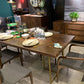 Contemporary Solid Wood Standard Dining Table Rectangle Kitchen Dining Table with Double Pedestal Clearhalo ' dining_table' 'Dining Tables & Seating' 'Dining Tables' 'furn' 'furn_dining_table' 'Furniture' 'furniture_dining_table' 'Kitchen & Dining Furniture' 'kitchen&dining_furn' 'kitchen' 'kitchen_dining_table' 3600352
