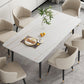 Metal Contemporary Rectangular Dining Table Sintered Stone Dining Table with 4 Legs Clearhalo ' dining_table' 'Dining Tables & Seating' 'Dining Tables' 'furn' 'furn_dining_table' 'Furniture' 'furniture_dining_table' 'Kitchen & Dining Furniture' 'kitchen&dining_furn' 'kitchen' 'kitchen_dining_table' 3600358
