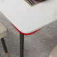 Metal Contemporary Rectangular Dining Table Sintered Stone Dining Table with 4 Legs Clearhalo ' dining_table' 'Dining Tables & Seating' 'Dining Tables' 'furn' 'furn_dining_table' 'Furniture' 'furniture_dining_table' 'Kitchen & Dining Furniture' 'kitchen&dining_furn' 'kitchen' 'kitchen_dining_table' 3600365