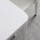 Modern White Kitchen Dining Table Sintered Stone Rectangle Dining Table with 4 Legs Base Clearhalo ' dining_table' 'Dining Tables & Seating' 'Dining Tables' 'Furniture' 'furniture_dining_table' 'Kitchen & Dining Furniture' 'kitchen&dining_furn' 'kitchen' 'kitchen_dining_table' 3600386
