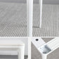 Modern White Kitchen Dining Table Sintered Stone Rectangle Dining Table with 4 Legs Base Clearhalo ' dining_table' 'Dining Tables & Seating' 'Dining Tables' 'Furniture' 'furniture_dining_table' 'Kitchen & Dining Furniture' 'kitchen&dining_furn' 'kitchen' 'kitchen_dining_table' 3600390