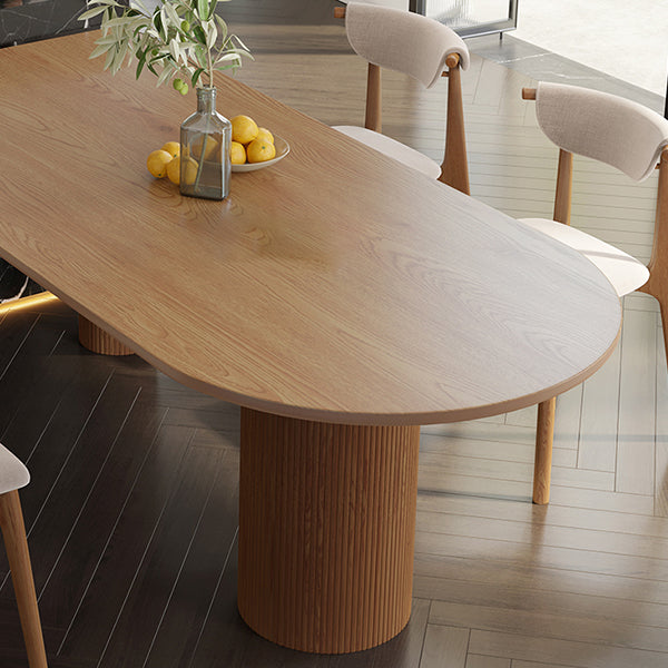 Modern Style Dining Table Pine Solid Wood Dining Room Collection for Indoor Clearhalo ' dining_table' 'Dining Tables & Seating' 'Dining Tables' 'furn' 'furn_dining_table' 'Furniture' 'furniture_dining_table' 'Kitchen & Dining Furniture' 'kitchen&dining_furn' 'kitchen' 'kitchen_dining_table' 3600415