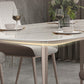 Metal Contemporary Rectangular Dining Table Sintered Stone Table with 4 Legs Clearhalo ' dining_table' 'Dining Tables & Seating' 'Dining Tables' 'furn' 'furn_dining_table' 'Furniture' 'furniture_dining_table' 'Kitchen & Dining Furniture' 'kitchen&dining_furn' 'kitchen' 'kitchen_dining_table' 3600444