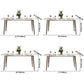 Metal Contemporary Rectangular Dining Table Sintered Stone Table with 4 Legs Clearhalo ' dining_table' 'Dining Tables & Seating' 'Dining Tables' 'furn' 'furn_dining_table' 'Furniture' 'furniture_dining_table' 'Kitchen & Dining Furniture' 'kitchen&dining_furn' 'kitchen' 'kitchen_dining_table' 3600448