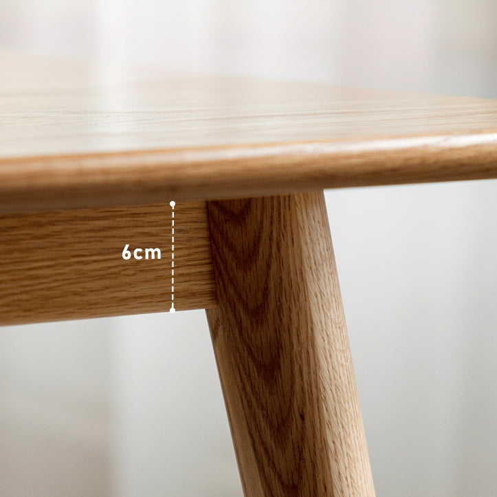 Simple Rectangle 4 Legs Home Furniture Solid Wood Dining Table for Dining Room Clearhalo ' dining_table' 'Dining Tables & Seating' 'Dining Tables' 'furn' 'furn_dining_table' 'Furniture' 'furniture_dining_table' 'Kitchen & Dining Furniture' 'kitchen&dining_furn' 'kitchen' 'kitchen_dining_table' 3600459