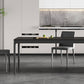 Modern Style Sintered Stone Dining Room Dinner Kitchen Table Black Rectangle Table Clearhalo ' dining_table' 'Dining Tables & Seating' 'Dining Tables' 'Furniture' 'furniture_dining_table' 'Kitchen & Dining Furniture' 'kitchen&dining_furn' 'kitchen' 'kitchen_dining_table' 3600468