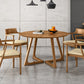 Contemporary Round Dining Table Pine Solid Wood Table with Double Pedestal for Home Kitchen Dinner Clearhalo ' dining_table' 'Dining Tables & Seating' 'Dining Tables' 'furn' 'furn_dining_table' 'Furniture' 'furniture_dining_table' 'Kitchen & Dining Furniture' 'kitchen&dining_furn' 'kitchen' 'kitchen_dining_table' 3600485