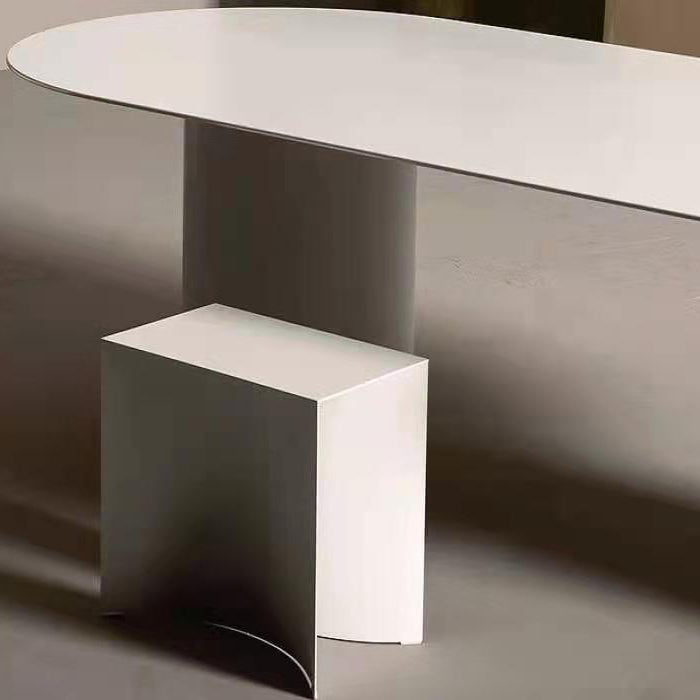 Oval Pine Solid Wood Table Double Pedestal Home Kitchen Dinner Furniture Clearhalo ' dining_table' 'Dining Tables & Seating' 'Dining Tables' 'furn' 'furn_dining_table' 'Furniture' 'furniture_dining_table' 'Kitchen & Dining Furniture' 'kitchen&dining_furn' 'kitchen' 'kitchen_dining_table' 3600497