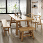 Rectangle Trestle Dining Site Table Solid Woodl Dining Room Collection for Indoor Clearhalo ' dining_table' 'Dining Tables & Seating' 'Dining Tables' 'furn' 'furn_dining_table' 'Furniture' 'furniture_dining_table' 'Kitchen & Dining Furniture' 'kitchen&dining_furn' 'kitchen' 'kitchen_dining_table' 3600545
