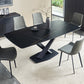 Metal Modern Rectangle Dining Table Sintered Stone Dining Table with Pedestal Base Clearhalo ' dining_table' 'Dining Tables & Seating' 'Dining Tables' 'furn' 'furn_dining_table' 'Furniture' 'furniture_dining_table' 'Kitchen & Dining Furniture' 'kitchen&dining_furn' 'kitchen' 'kitchen_dining_table' 3600565