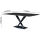 Metal Modern Rectangle Dining Table Sintered Stone Dining Table with Pedestal Base Clearhalo ' dining_table' 'Dining Tables & Seating' 'Dining Tables' 'furn' 'furn_dining_table' 'Furniture' 'furniture_dining_table' 'Kitchen & Dining Furniture' 'kitchen&dining_furn' 'kitchen' 'kitchen_dining_table' 3600576