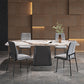 Contemporary Rectangle Dining Table Sintered Stone Dining Table with Pedestal Base Clearhalo ' dining_table' 'Dining Tables & Seating' 'Dining Tables' 'furn' 'furn_dining_table' 'Furniture' 'furniture_dining_table' 'Kitchen & Dining Furniture' 'kitchen&dining_furn' 'kitchen' 'kitchen_dining_table' 3600587