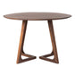 Round Double Pedestal Modern Dining Table Wood Color Fixed Table with Solid Wood Clearhalo ' dining_table' 'Dining Tables & Seating' 'Dining Tables' 'furn' 'furn_dining_table' 'Furniture' 'furniture_dining_table' 'Kitchen & Dining Furniture' 'kitchen&dining_furn' 'kitchen' 'kitchen_dining_table' 3600592