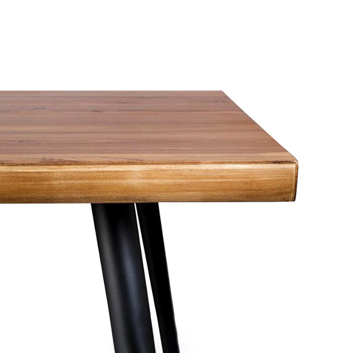 Modern Solid Wood Kitchen Dining Table Standard Rectangle Dining Table with 4 Legs Base Clearhalo ' dining_table' 'Dining Tables & Seating' 'Dining Tables' 'furn' 'furn_dining_table' 'Furniture' 'furniture_dining_table' 'Kitchen & Dining Furniture' 'kitchen&dining_furn' 'kitchen' 'kitchen_dining_table' 3600600