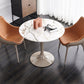 Modern Style Sintered Stone Dining Table White Round Tulip Base Dining Table Clearhalo ' dining_table' 'Dining Tables & Seating' 'Dining Tables' 'furn' 'furn_dining_table' 'Furniture' 'furniture_dining_table' 'Kitchen & Dining Furniture' 'kitchen&dining_furn' 'kitchen' 'kitchen_dining_table' 3600609