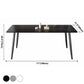 Contemporary Rectangle Dining Table Sintered Stone Table with 4 Legs for Home Kitchen Dinner Clearhalo ' dining_table' 'Dining Tables & Seating' 'Dining Tables' 'furn' 'furn_dining_table' 'Furniture' 'furniture_dining_table' 'Kitchen & Dining Furniture' 'kitchen&dining_furn' 'kitchen' 'kitchen_dining_table' 3600628