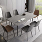 Contemporary Rectangle Dining Table Sintered Stone Table with 4 Legs for Home Kitchen Dinner Clearhalo ' dining_table' 'Dining Tables & Seating' 'Dining Tables' 'furn' 'furn_dining_table' 'Furniture' 'furniture_dining_table' 'Kitchen & Dining Furniture' 'kitchen&dining_furn' 'kitchen' 'kitchen_dining_table' 3600630