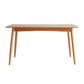 Rectangle Dining Table Contemporary Dinner Room Solid Wood Table with 4-foot Brown Without Chairs Clearhalo ' dining_table' 'Dining Tables & Seating' 'Dining Tables' 'furn' 'furn_dining_table' 'Furniture' 'furniture_dining_table' 'Kitchen & Dining Furniture' 'kitchen&dining_furn' 'kitchen' 'kitchen_dining_table' 3600652