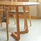 Oval Pine Solid Wood Table Modern Double Pedestal Dining Table with Wooden Base Clearhalo ' dining_table' 'Dining Tables & Seating' 'Dining Tables' 'furn' 'furn_dining_table' 'Furniture' 'furniture_dining_table' 'Kitchen & Dining Furniture' 'kitchen&dining_furn' 'kitchen' 'kitchen_dining_table' 3600663