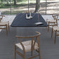 Modern Rectangle Dining Table Sintered Stone Dining Table with Clear Acrylic Double Pedestal Clearhalo ' dining_table' 'Dining Tables & Seating' 'Dining Tables' 'furn' 'furn_dining_table' 'Furniture' 'furniture_dining_table' 'Kitchen & Dining Furniture' 'kitchen&dining_furn' 'kitchen' 'kitchen_dining_table' 3600678