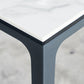 Modern Rectangle Dining Table Sintered Stone Dining Table with 4 Metal Legs Clearhalo ' dining_table' 'Dining Tables & Seating' 'Dining Tables' 'Furniture' 'furniture_dining_table' 'Kitchen & Dining Furniture' 'kitchen&dining_furn' 'kitchen' 'kitchen_dining_table' 3600687