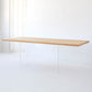 Rectangle Solid Wood Brown Tone Dining Table Simplicity Double Pedestal Table for Dining Room Clearhalo ' dining_table' 'Dining Tables & Seating' 'Dining Tables' 'furn' 'furn_dining_table' 'Furniture' 'furniture_dining_table' 'Kitchen & Dining Furniture' 'kitchen&dining_furn' 'kitchen' 'kitchen_dining_table' 3600698